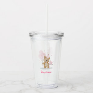 Beary Sweet Birthday Acrylic Tumbler