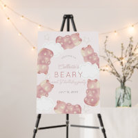 Beary Sweet Pink Gummy Bear Girl Birthday