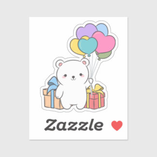 Beary Sweet Surprise | Tote Bag Sticker