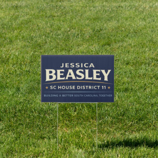 Beasley for SC House District 11 Sign