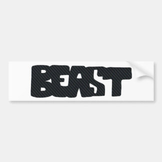 Beast Bumper sticker