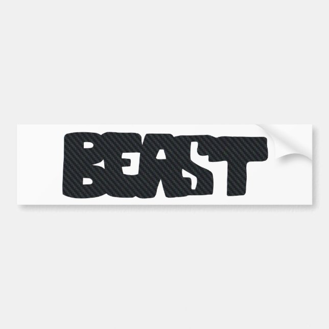 Beast Bumper sticker (Front)