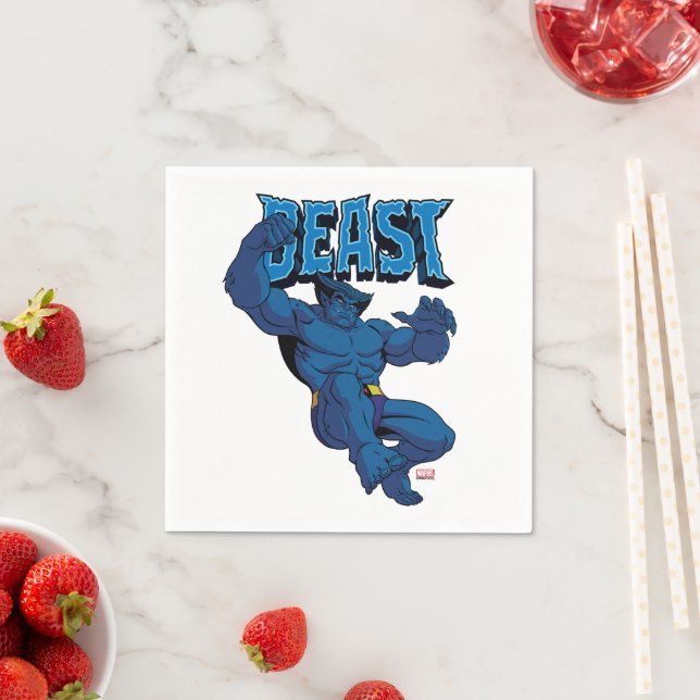Beast Character Pose Napkins (Insitu)