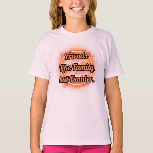 BEAST FRIENDS, FRIENDSHIP, FRIENDS LIKE FAMILY T-Shirt (Front)