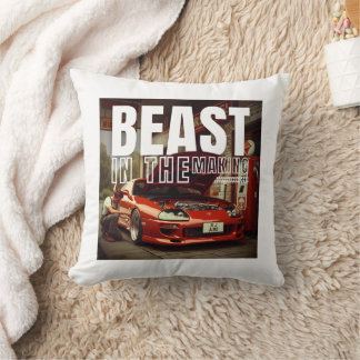 Beast in the making (JDM Legends) Throw Pillow