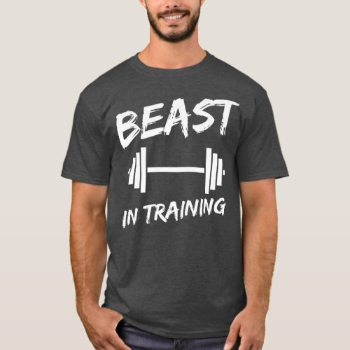 Beast In Training Father Son Fitness Matching T_Shirt