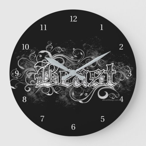 Beast Large Clock
