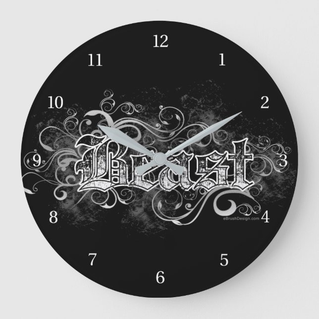 Beast Large Clock (Front)
