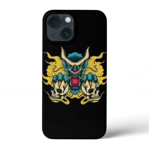 Beast Mighty Dragon Mood With Skull Story iPhone 13 Mini Case