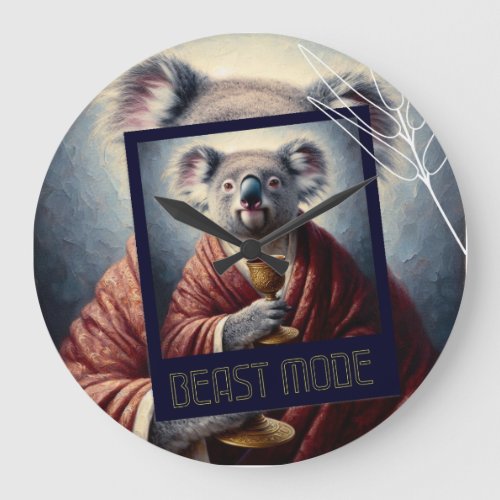 Beast Mode is the best mode  Large Clock