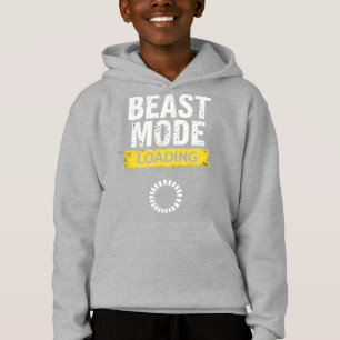 Beast Mode Loading – Motivational Gym & Gaming Hoodie