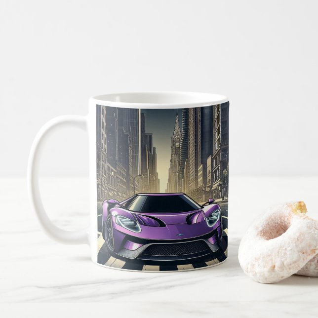 Beast Mode On  /Biker Gift for Motorcycl Coffee Mug (With Donut)