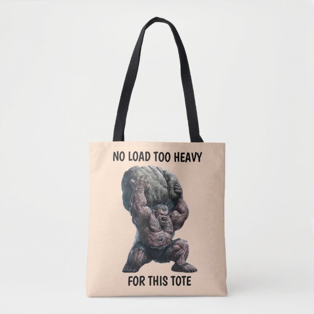 Beast Monster Tote Bag (Front)
