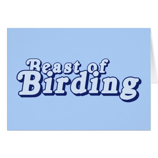 Beast of Birding Cards (Front Horizontal)