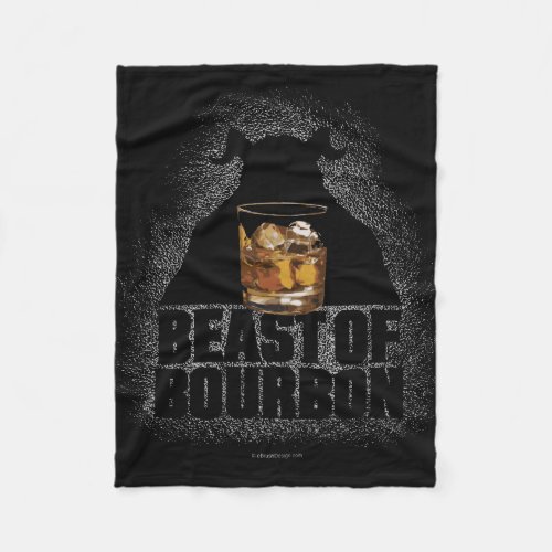 Beast Of Bourbon Fleece Blanket