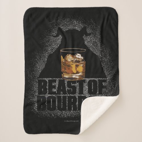 Beast Of Bourbon Sherpa Blanket