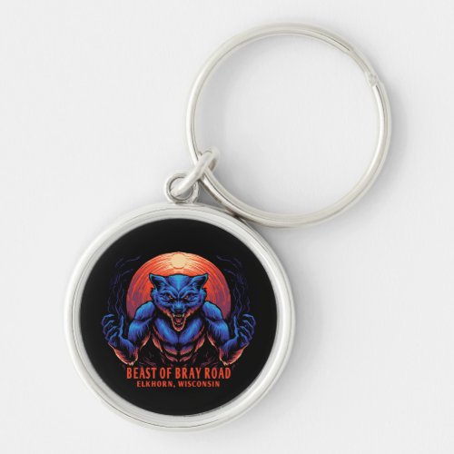 Beast of Bray Road Cryptid Creature Keychain