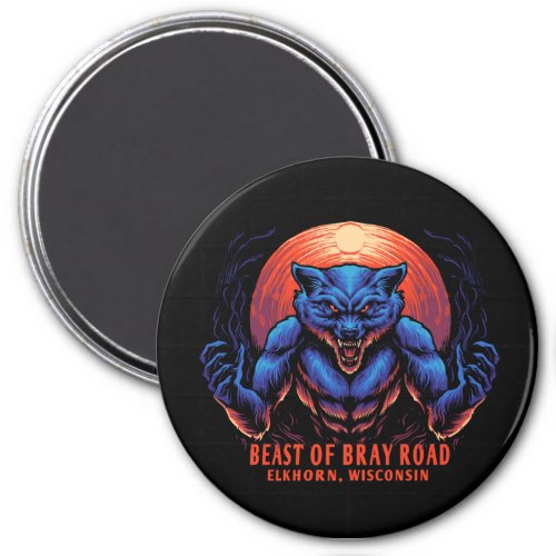 Beast of Bray Road Cryptid Creature Magnet