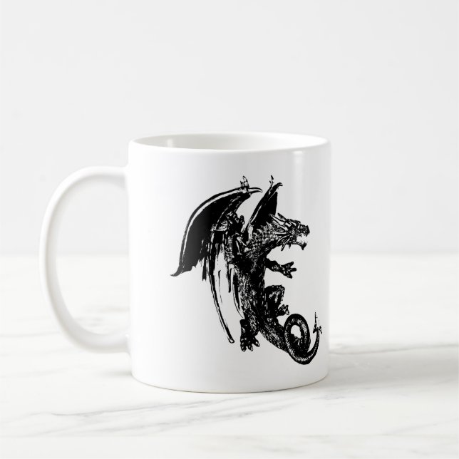 Beast of the Night Dragon Mug (Left)