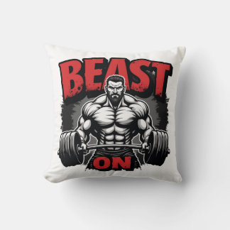 Beast On Throw Pillow