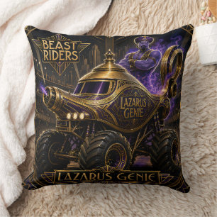 Beast Rider/Lazarus Genie/cushion Throw Pillow