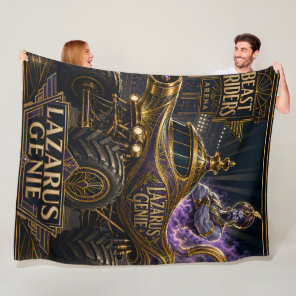 Beast Rider/Lazarus Genie large blanket