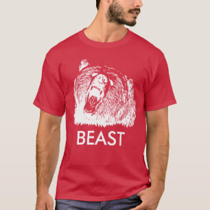 Beast Roaring Grizzly Bear T-Shirt