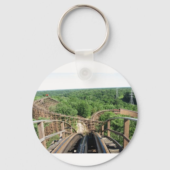 Beast Roller Coaster at Kings Island Keychain (Front)