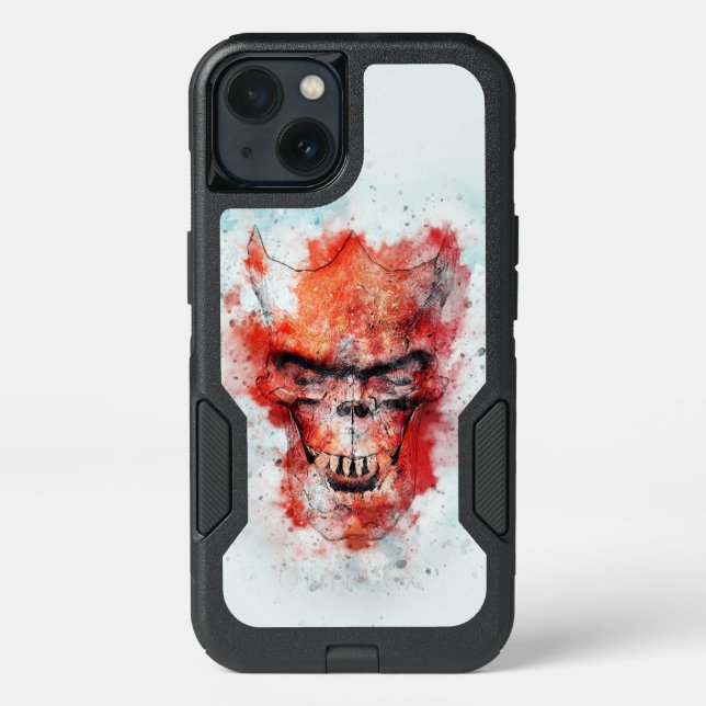 Beast Skull Otterbox iPhone Case (Back)
