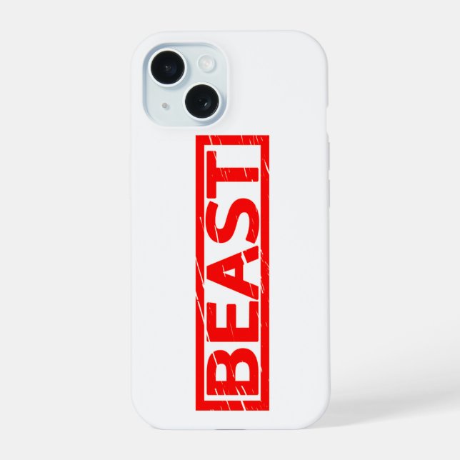 Beast Stamp Iphone Case (Back)