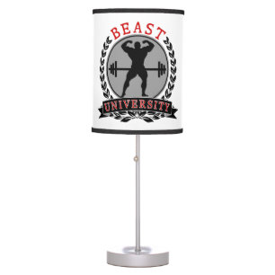 Beast University Bodybuilding Table Lamp