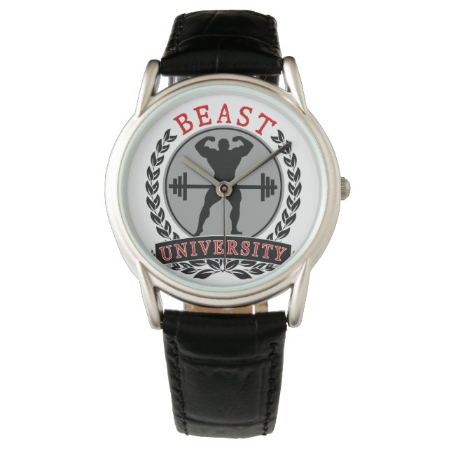 Beast University Bodybuilding Wrist Watch (Front)