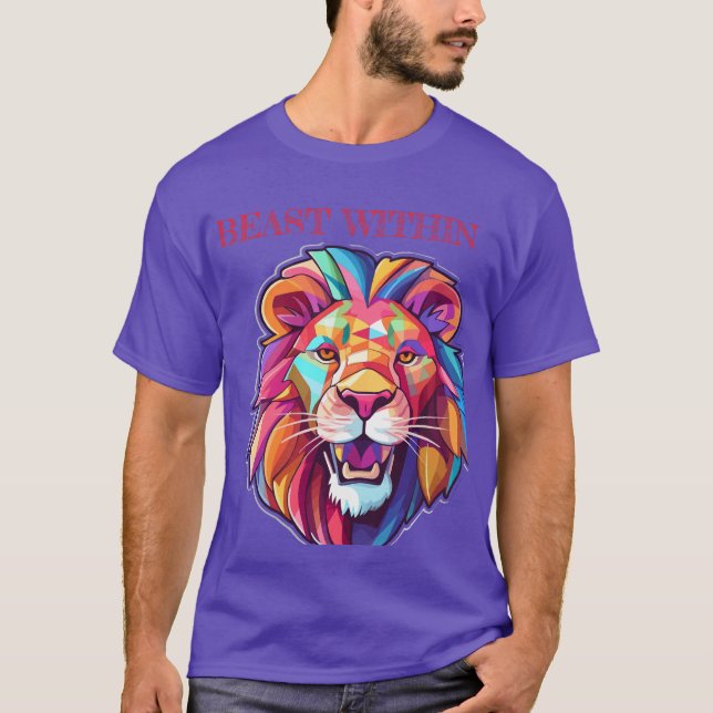 Beast Within – Lion Spirit Tee (Front)