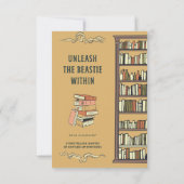 Beastie in a Bottle Bookmark (Back)