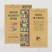 Beastie in a Bottle Bookmark (Front/Back)