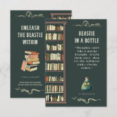 Beastie in a Bottle Bookmark (Front/Back)