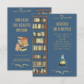 Beastie in a Bottle Bookmark (Front/Back)