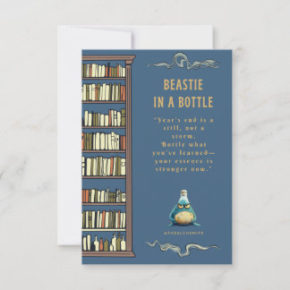 Beastie in a Bottle Bookmark