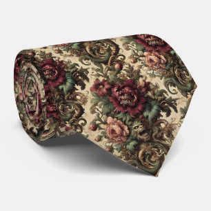 Beastly Bouquet – Gothic Victorian Neck Tie