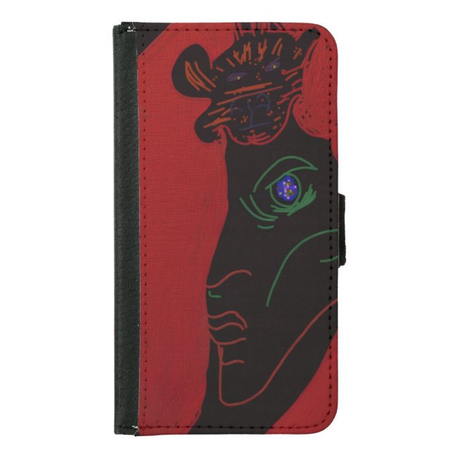 Beastmaster Queen Samsung Galaxy Wallet Case (Front)
