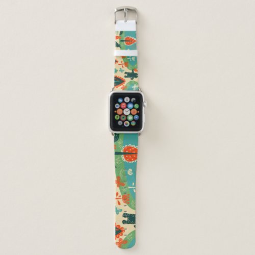 Beasts Background Abstract Vintage Concept Apple Watch Band