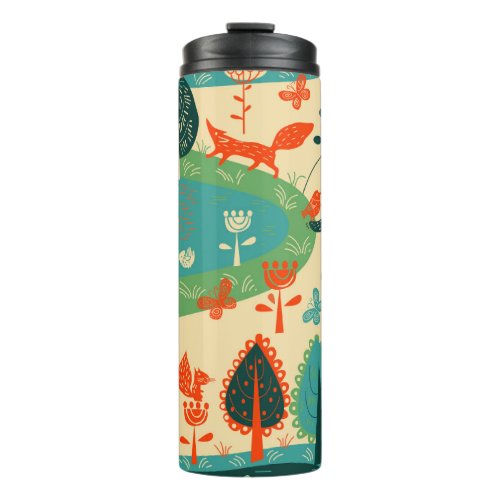 Beasts Background Abstract Vintage Concept Thermal Tumbler