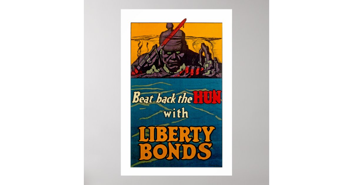 Beat Back The Hun Poster | Zazzle