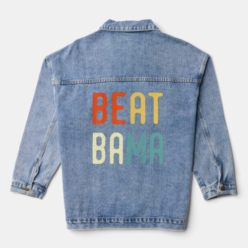 Beat Bama  Vintage Retro Beat Bama  Denim Jacket