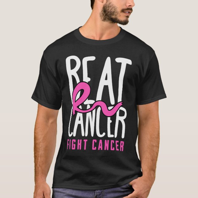 Beat Cancer Fight Cancer T-Shirt (Front)