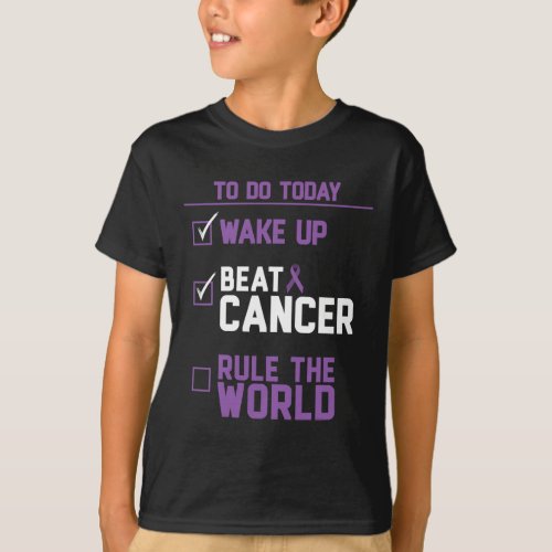 Beat Cancer Rule the World  T_Shirt
