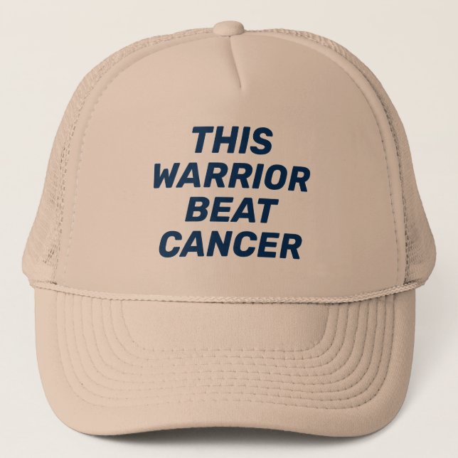 Beat Cancer Trucker Hat (Front)