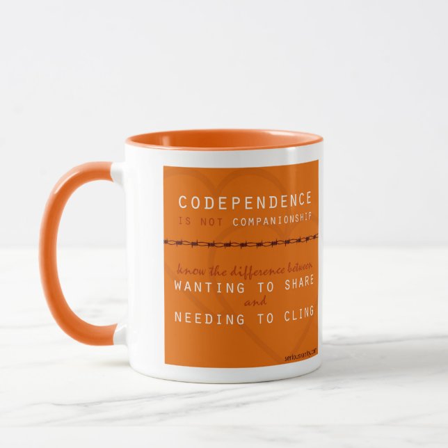 Beat Codependence Mindfulness Mug (Left)