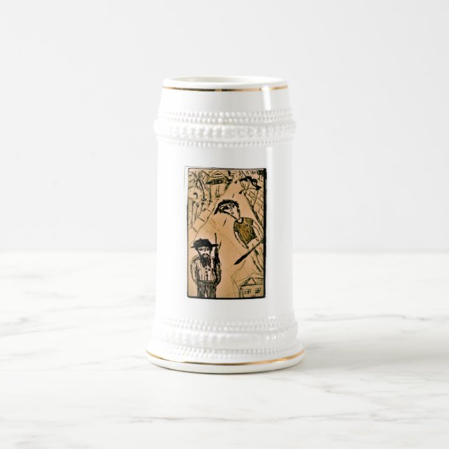 beat down beer stein (Center)