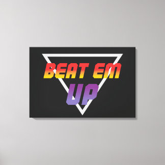 Beat Em Up Retro Gaming Canvas Print
